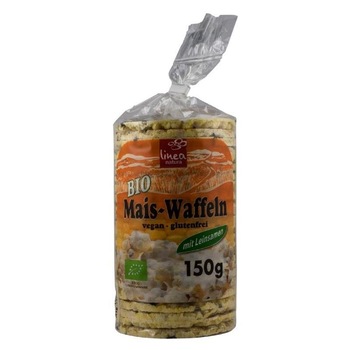 Turte de Porumb cu Seminte de In Bio 150gr Linea Natura Turte de Porumb cu Seminte de In Bio 150gr Linea Natura