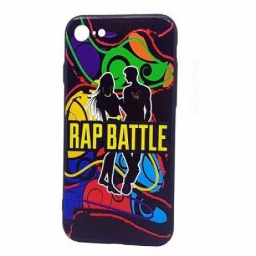 Husa Apple iPhone 7 Flippy Deluxe Multicolor Mesaj Battle