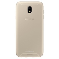 Husa Originala Samsung Jelly Cover pentru Galaxy J7 (2017) J730 si J7 Pro, Aurie