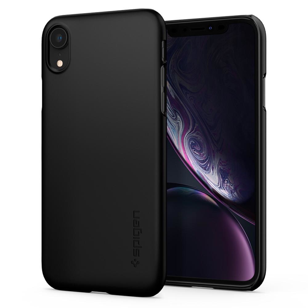 Carcasa Spigen iPhone XR Thin Fit, Matte Black