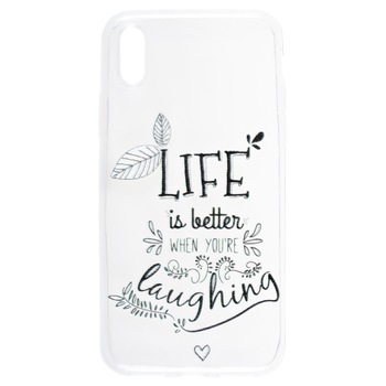 Husa Bibilel High Quality Silicon Cu Model Pentru iPhone X, Carcasa, Capac De Protectie, Bumper, Transparenta, BBL530 Husa Bibilel High Quality Silicon Cu Model Pentru iPhone X, Carcasa, Capac De Protectie, Bumper, Transparenta, BBL530