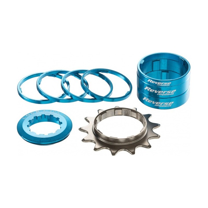Reverse Components Lánckerék készlet, Egysebességű, 13T, Világoskék