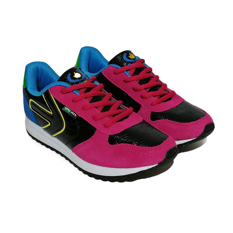 Pantofi sport dama Energy, Roz-Negru