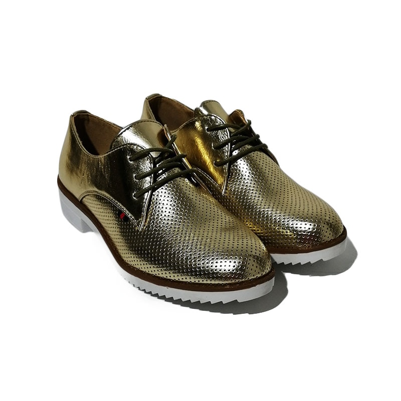 Pantofi dama casual Amber, Auriu