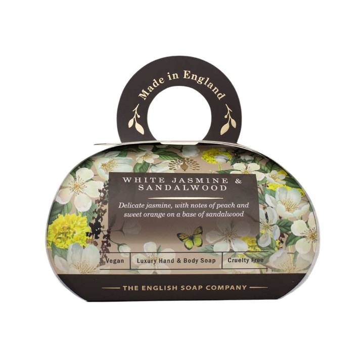 Сапун English Soap Company Бял жасмин и Сандалово дърво, 260g