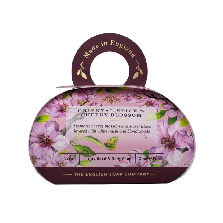 Сапун English Soap Company Ориенталски подправки и Черешов цвят, 260g