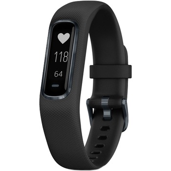 Bratara fitness Garmin Vivosmart 4, Large, Black/Slate Bratara fitness Garmin Vivosmart 4, Large, Black/Slate