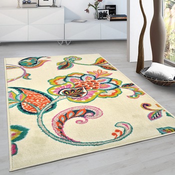 Covor Floral Polipropilena Decorino Colectia Bastia C-032106 67x120 cm Covor Floral Polipropilena Decorino Colectia Bastia C-032106 67x120 cm