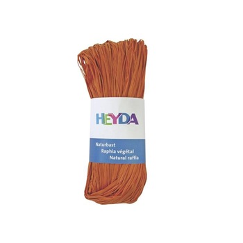 Rafie naturala Heyda 50 g-portocaliu Rafie naturala Heyda 50 g-portocaliu
