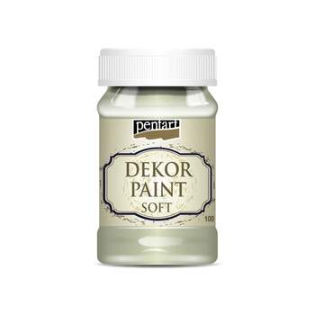 Vopsea decorativa soft Pentart - verde muschi, 100 ml Vopsea decorativa soft Pentart - verde muschi, 100 ml