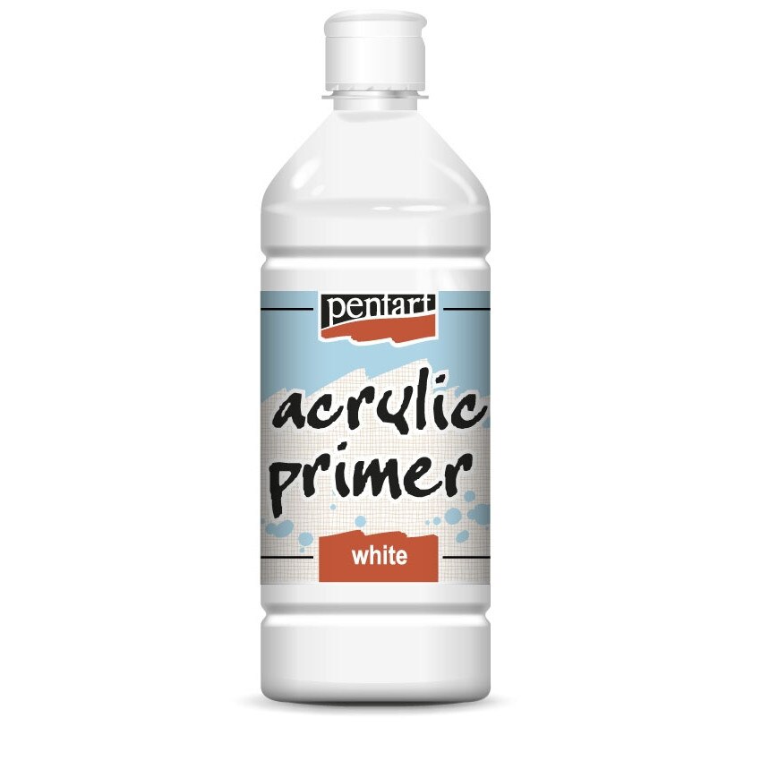 Grund acrilic Pentart - alb, 1000 ml