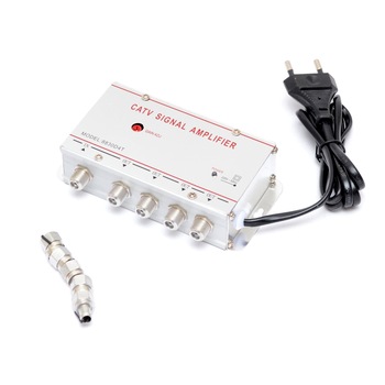 Amplificator de semnal TV cu patru iesiri Amplificator de semnal TV cu patru iesiri