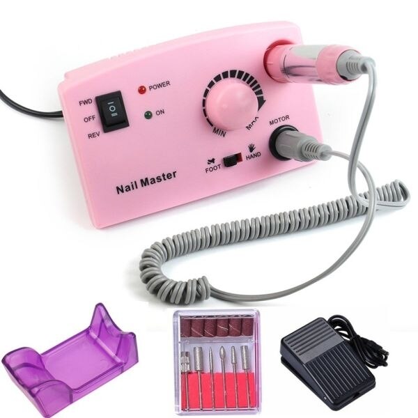 Freza Profesionala Pila electrica manichiura, 35.000 rpm,roz