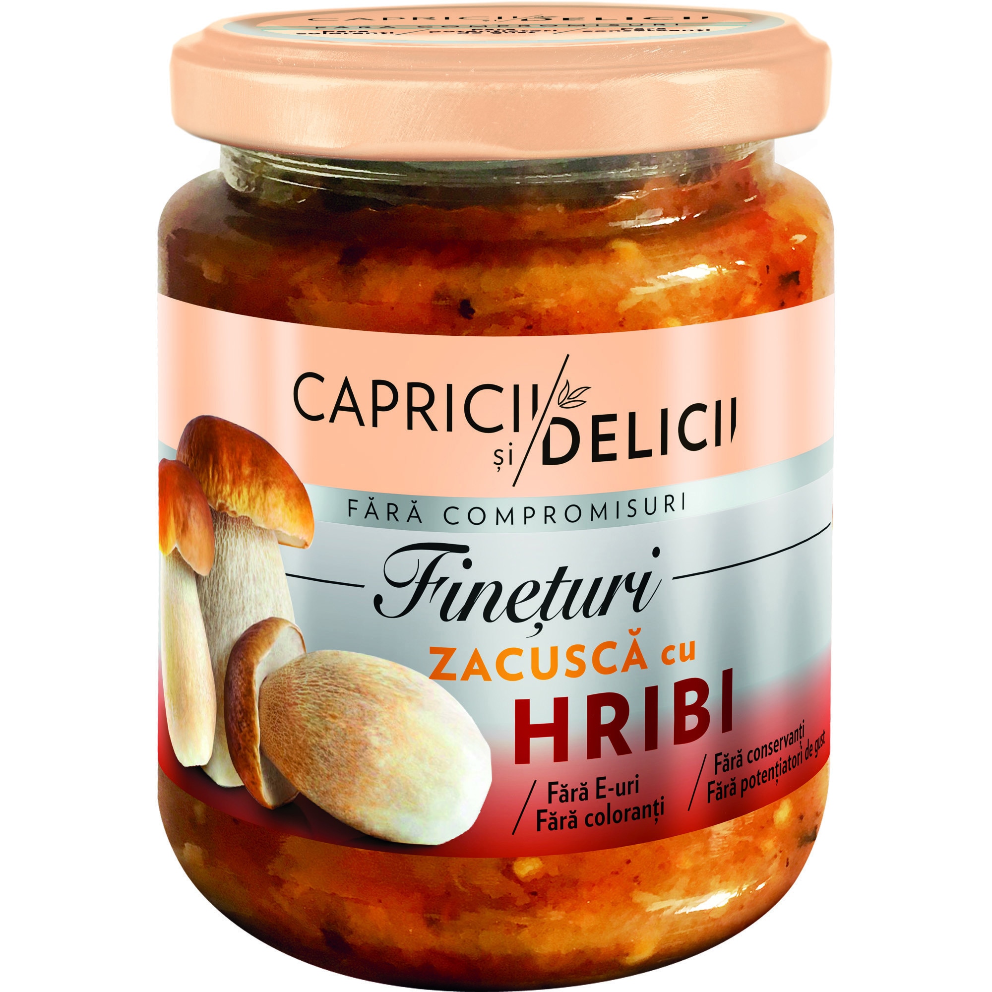 Zacusca Cu Hribi 250g Capricii Si Delicii Emag Ro