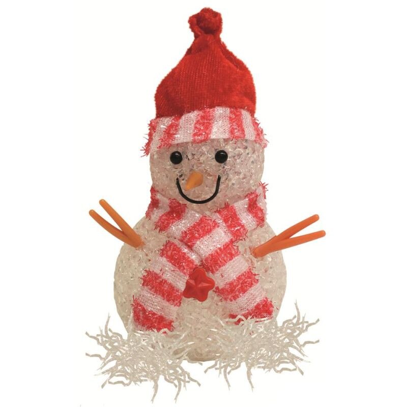 Decoratiune luminoasa Om de Zapada, LED RGB, inaltime 12 cm