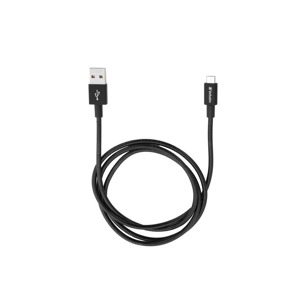 Micro B USB Cable Sync & Charge 100cm Black