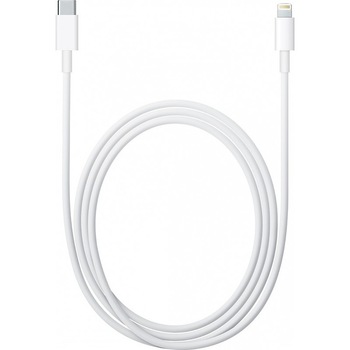 Cablu date APPLE, Lightning la Type-C, 1m, Retail, Alb Cablu date APPLE, Lightning la Type-C, 1m, Retail, Alb