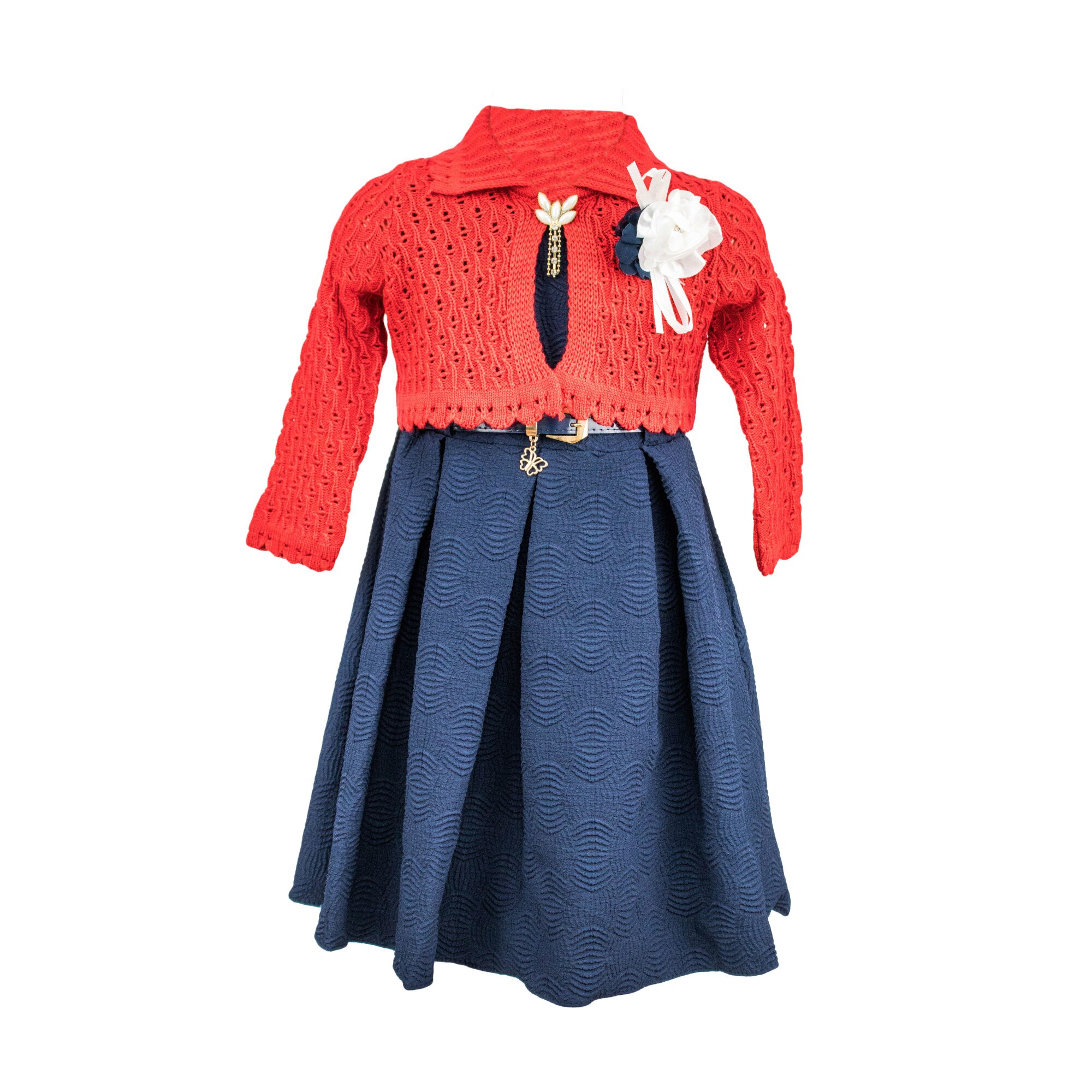Rochie Gabriela cu bolero, bleumarin