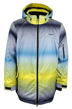 Geaca de ski Ulla Popken, pentru femei, cu fermoar si gluga, Multicolor, Multicolor Geaca de ski Ulla Popken, pentru femei, cu fermoar si gluga, Multicolor, Multicolor