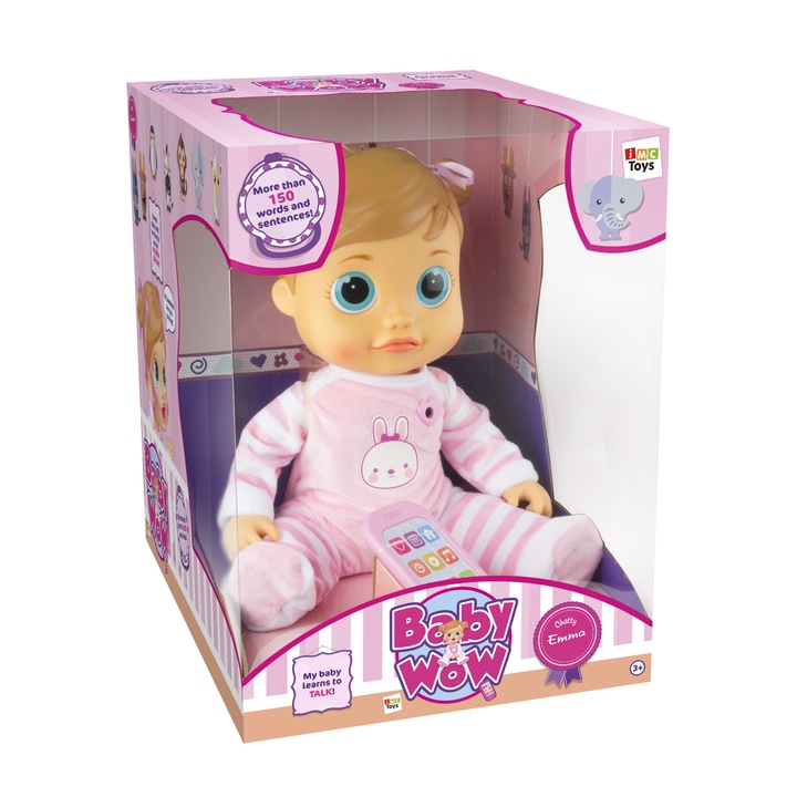 Papusa interactiva IMC, Babywow Emma