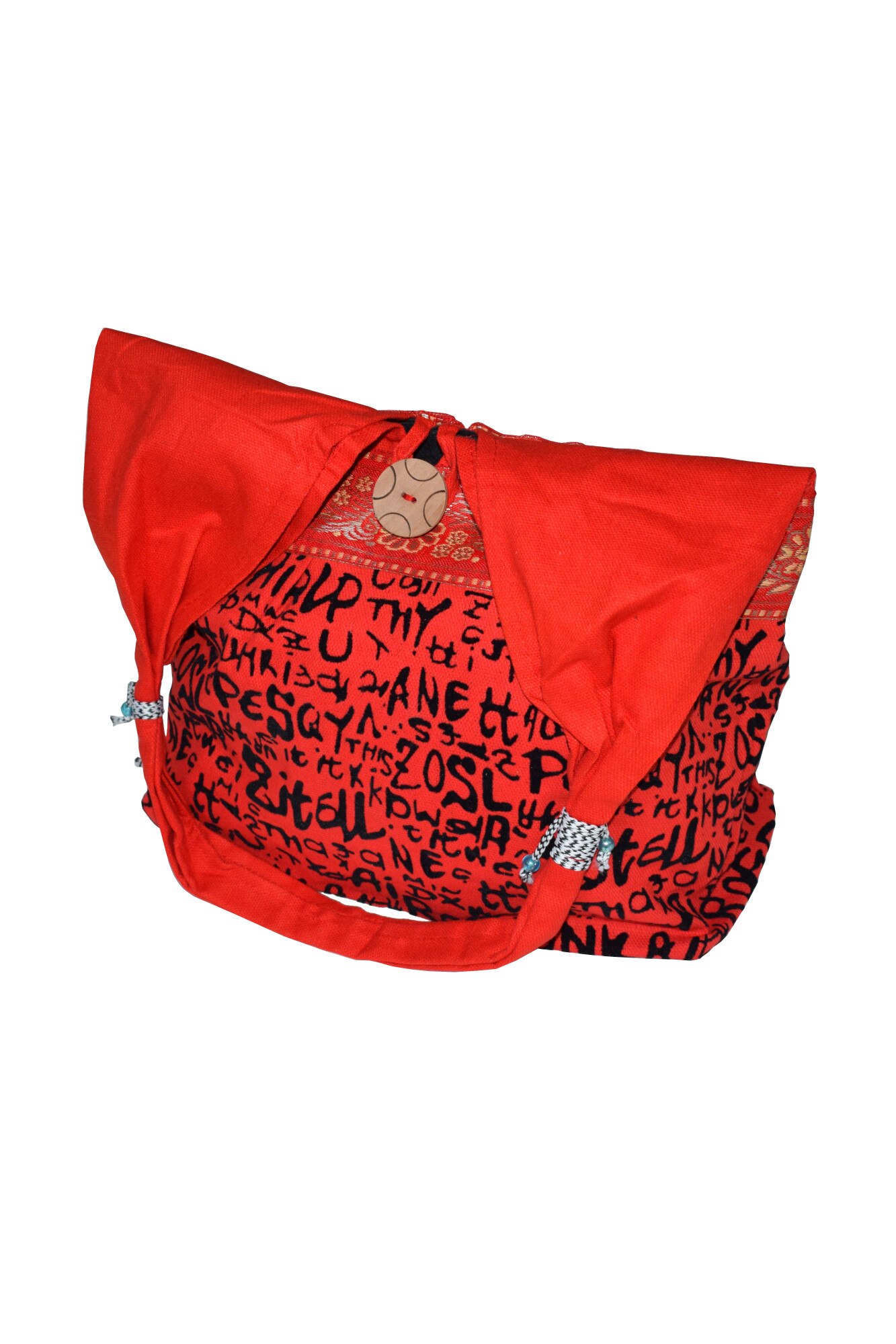 Geanta de umar, Letters Tote, Ethnic, Tribals, Indian Handmade Exclusive, bumbac