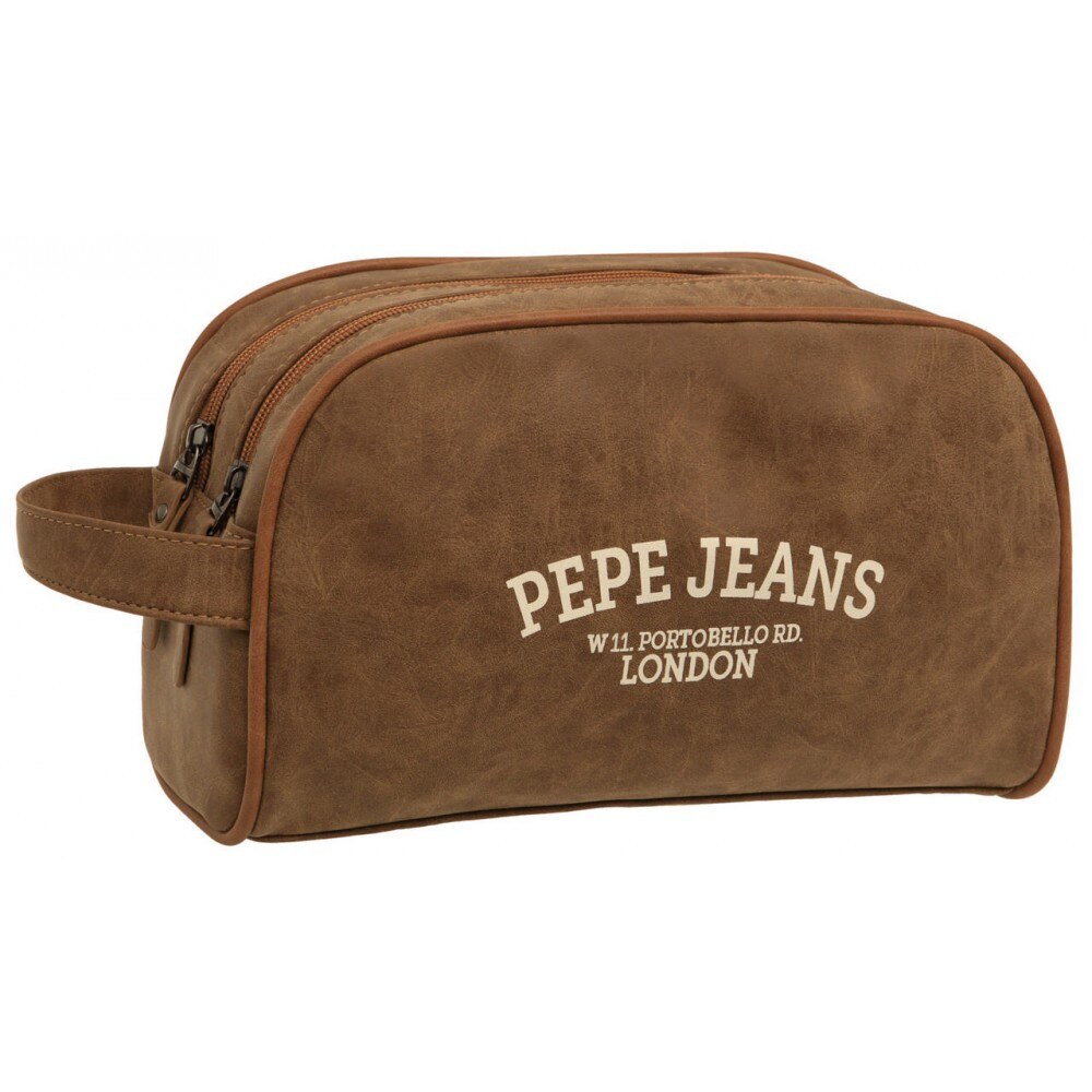 Borseta 26 cm 2 compartimente maron Pepe Jeans Graves