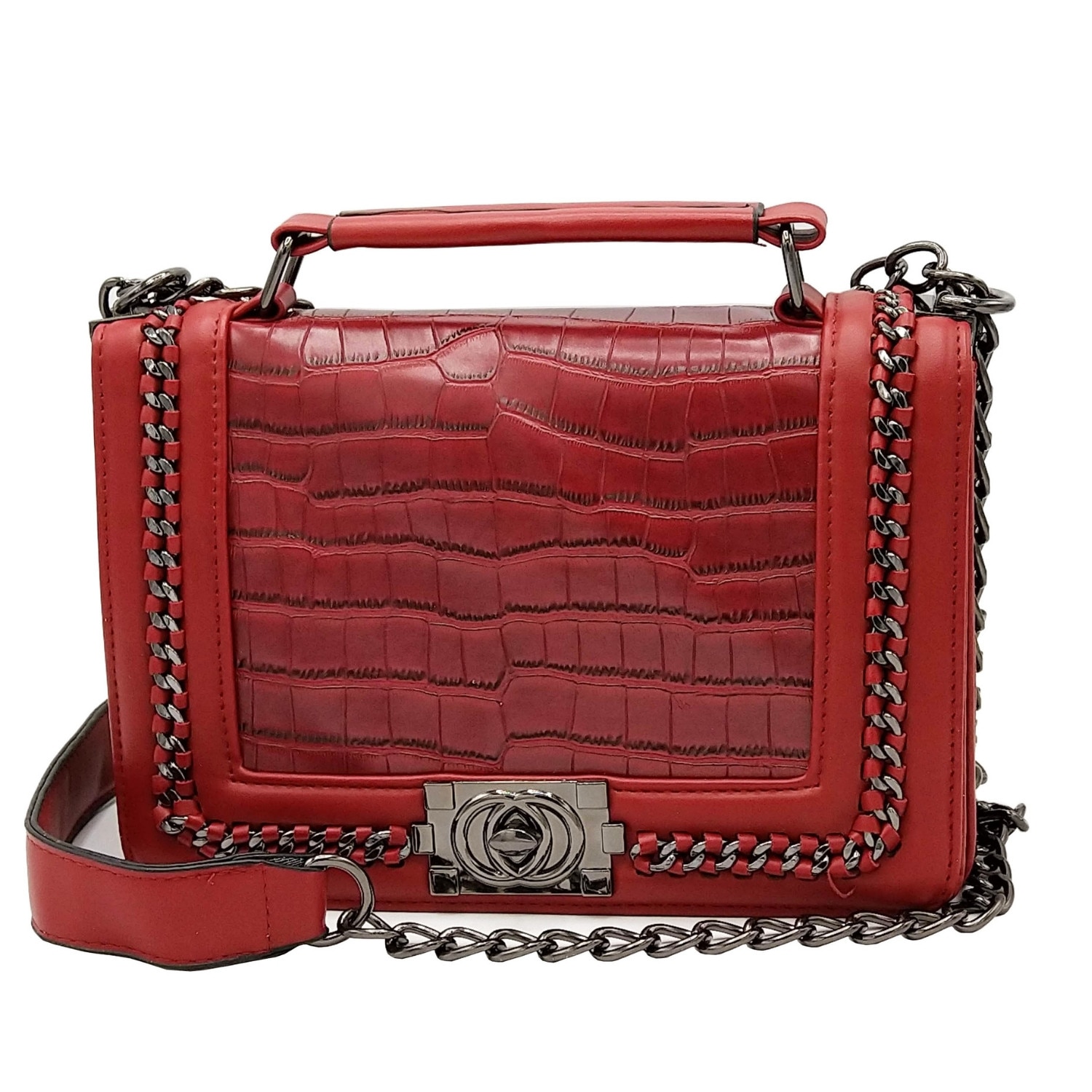 Geanta Dama Caprice de umar Rosu