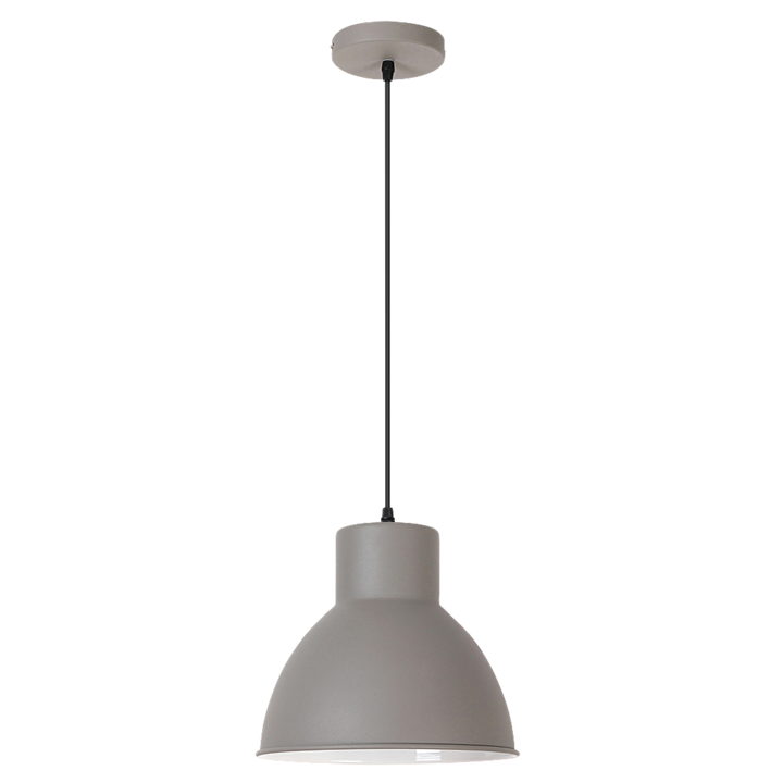 Pendul Rabalux Derek, E27, 60W, metal, Gri mat