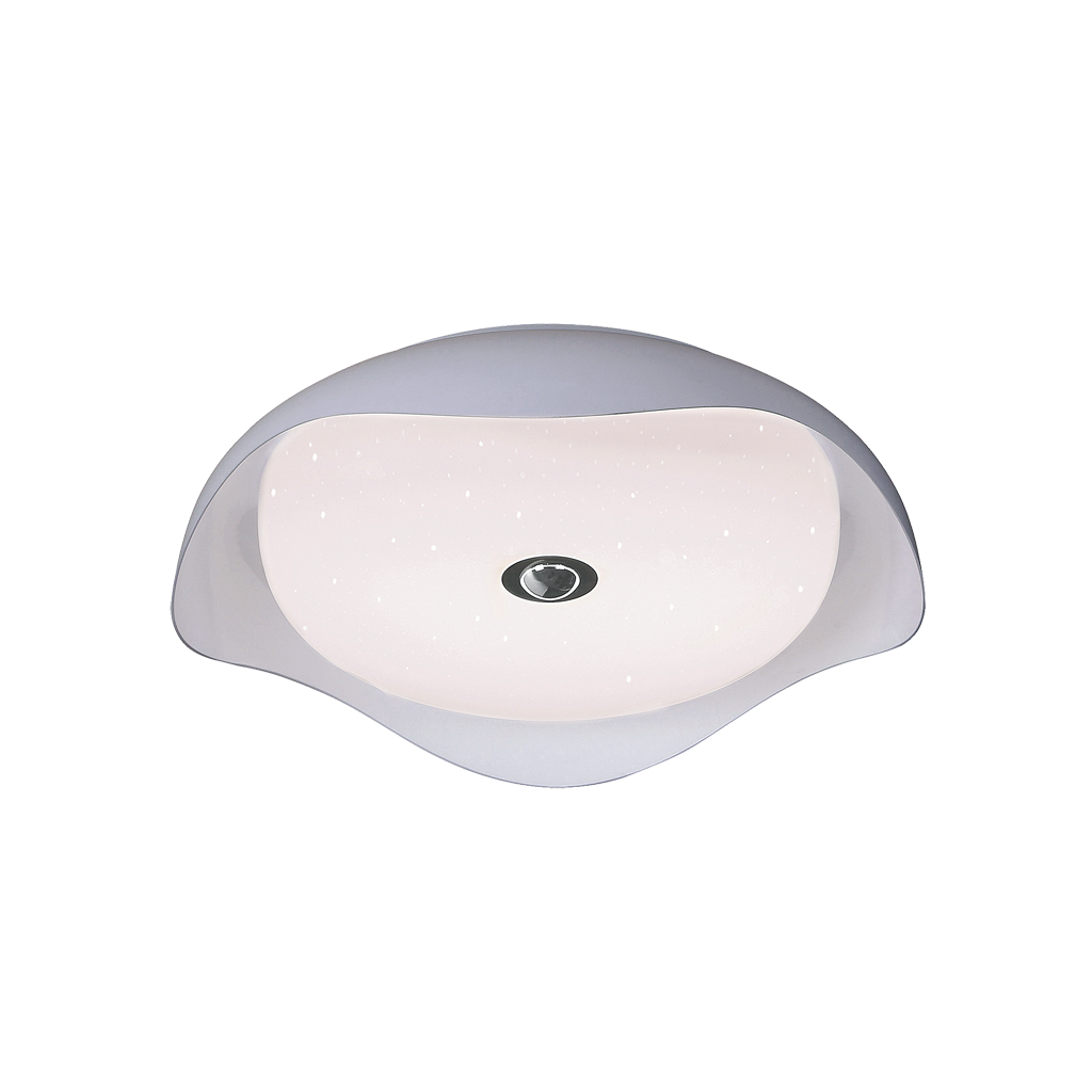 Plafoniera LED integrat Rabalux Rosie, 18W (100W), 1260 lm, lumina calda, metal/plastic, Alb