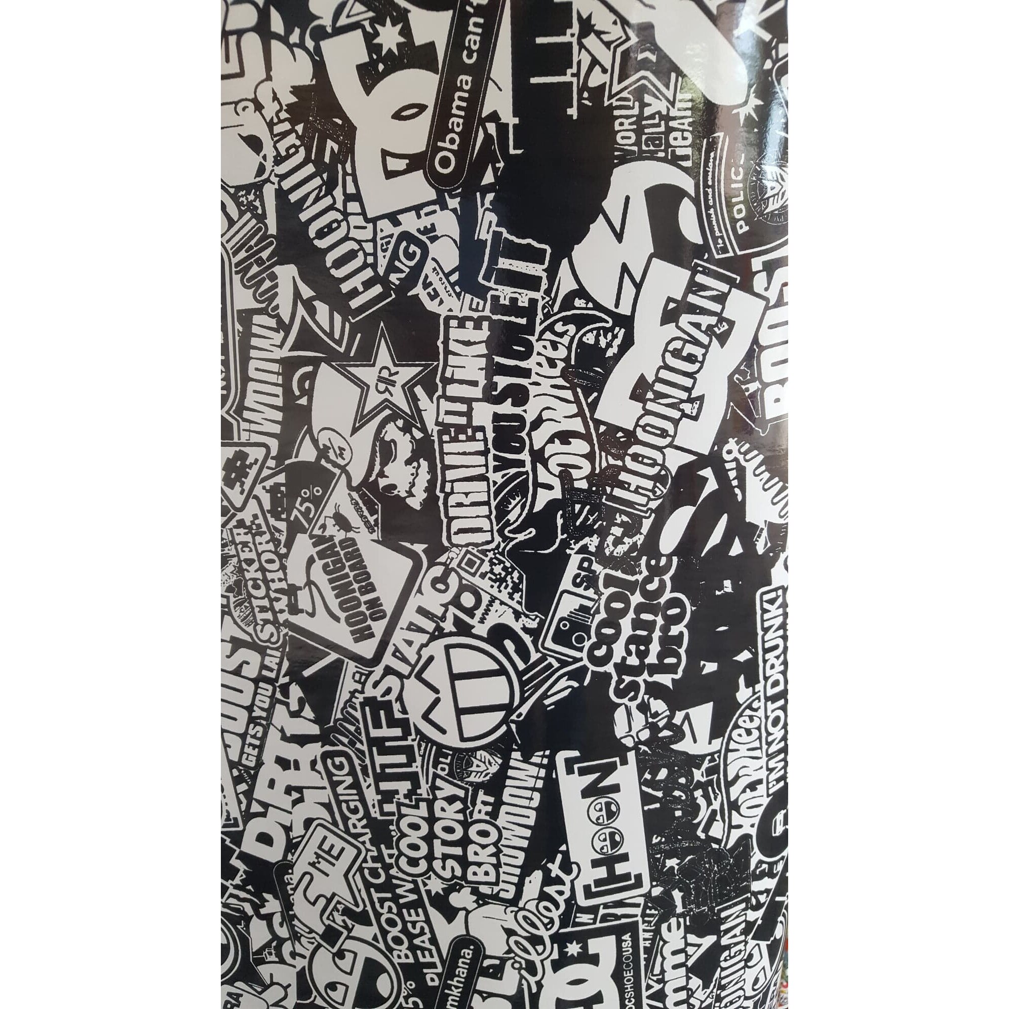 Sticker decorativ alb negru,100 x137 cm