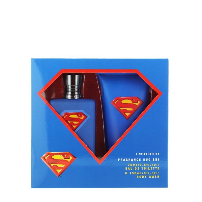 Superman Caseta:Apa de parfum+Gel de dus 75+150 ml