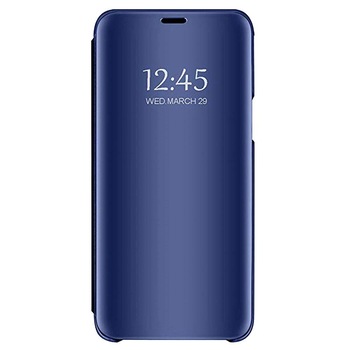 Husa Clear View Mirror Samsung Galaxy A10 Blue Husa Clear View Mirror Samsung Galaxy A10 Blue