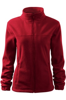 Jacheta fleece dama 504, Rosu Jacheta fleece dama 504, Rosu