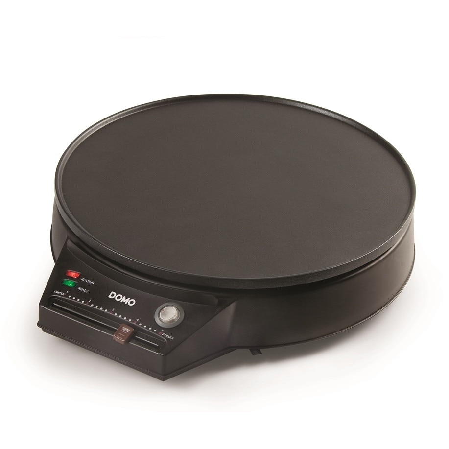 Aparat de facut clatite DOMO DO9042P, Termostat,1000 Wati,Negru