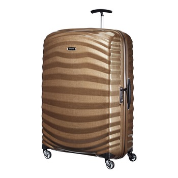 Troler Samsonite Lite Shock, Sand, 81cm, 4 roti Troler Samsonite Lite Shock, Sand, 81cm, 4 roti