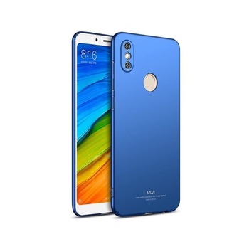 Husa Xiaomi Redmi Note 5,Redmi Note 5 Pro + Tempered Glass-MSVII Albastra Husa Xiaomi Redmi Note 5,Redmi Note 5 Pro + Tempered Glass-MSVII Albastra