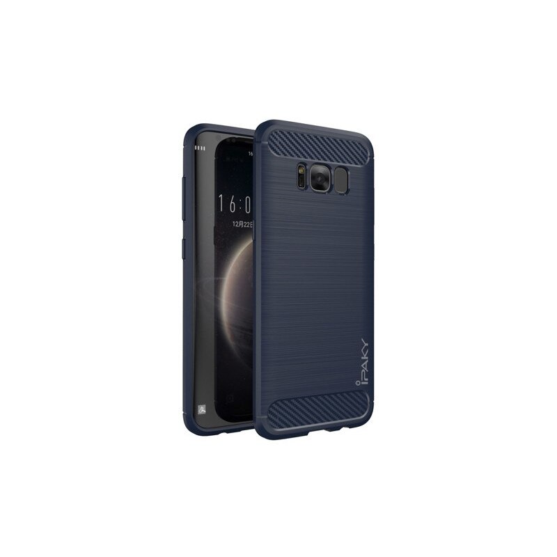 Husa Samsung Galaxy S8 Plus - iPaky Slim Carbon Blue