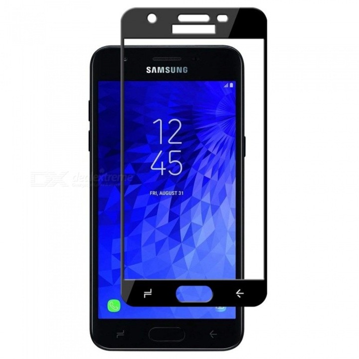 5D Стъклен протектор Full Face Tempered Glass за Samsung Galaxy J7 2018, Черен