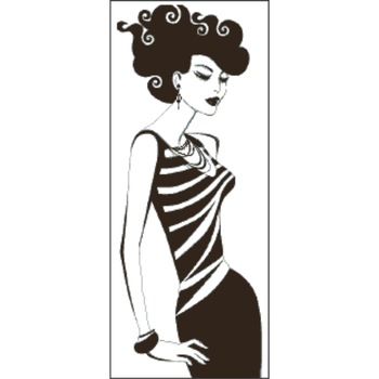 Kit cu diagrama color - Fashion, panza Zweigart, alba Kit cu diagrama color - Fashion, panza Zweigart, alba