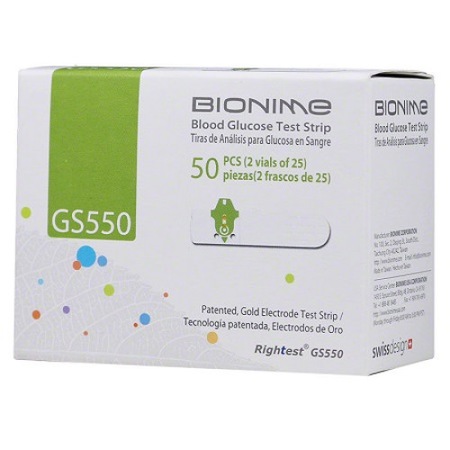Set 2 Cutii Teste Pentru Glicemie Bionime Gs550 Glucometru Gm550 Emag Ro