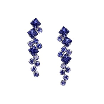 Cercei Carla Brillanti Annie cu cristale Swarovski Violet Cercei Carla Brillanti Annie cu cristale Swarovski Violet