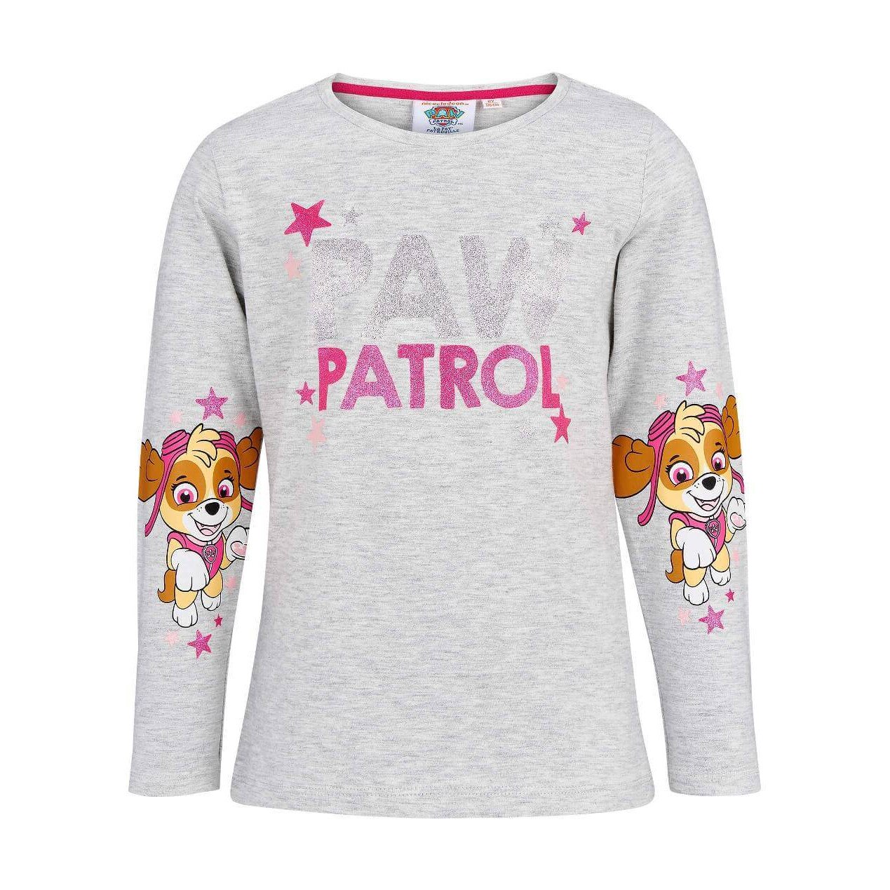 Bluza fete Patrula Catelusilor gri, 2 ani, 92 cm