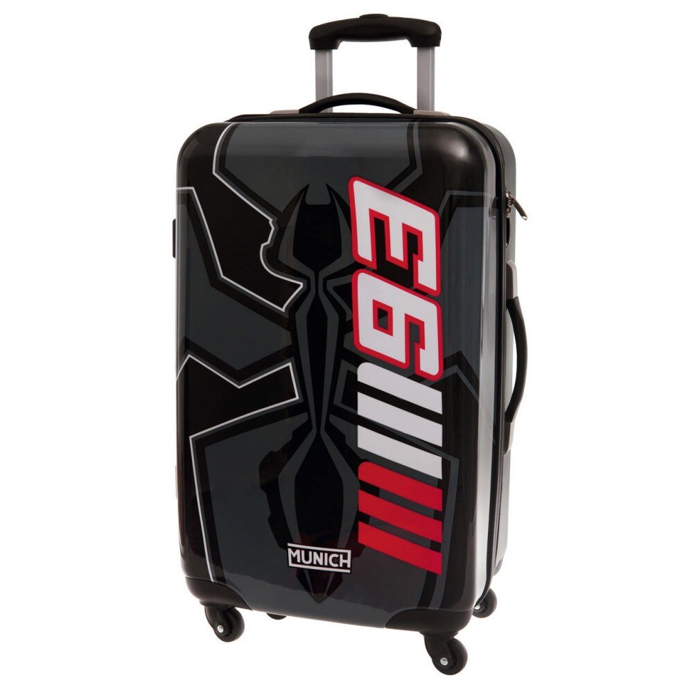 Troler ABS 67 cm 4 roti negru Munich MM93