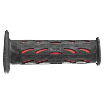 Mansoane sportbike Progrip - capat deschis; ghidon 22mm; L 125mm Culoare Negru/Rosu Mansoane sportbike Progrip - capat deschis; ghidon 22mm; L 125mm Culoare Negru/Rosu