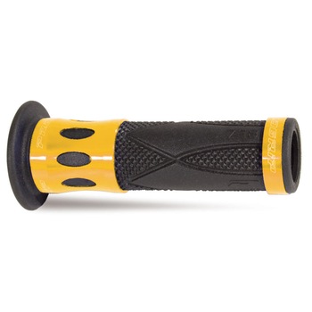 Mansoane Progrip 728- capat deschis; ghidon 22mm; L 122mm Culoare Negru/Auriu Mansoane Progrip 728- capat deschis; ghidon 22mm; L 122mm Culoare Negru/Auriu
