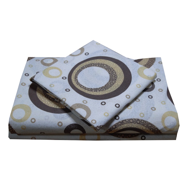 Ágyneműhuzat, Maysa modell, 140x200 cm, 140/210 cm lepedő, 50x70 cm párnahuzat, LENJN-50001-140