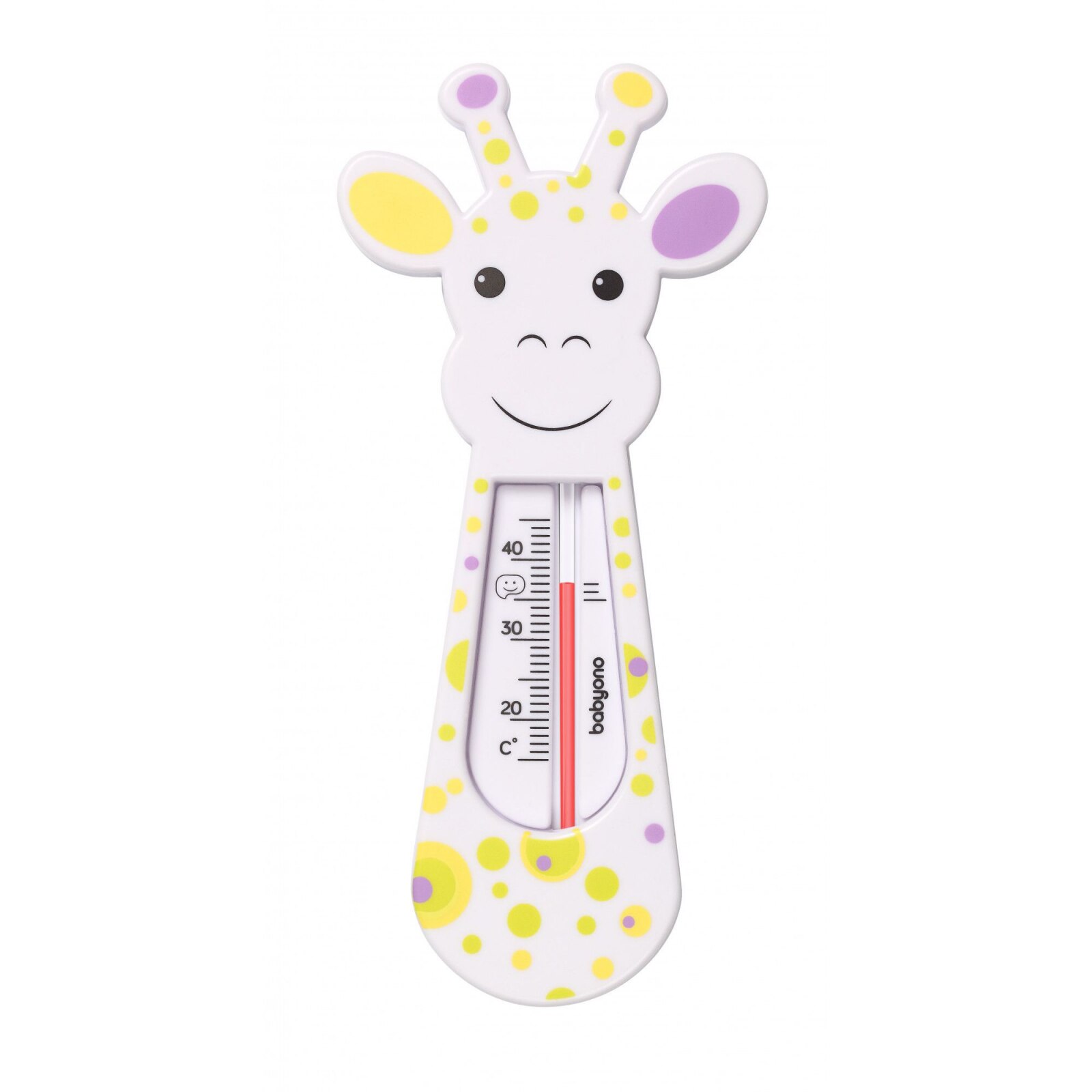 Termometru pentru baita BabyOno Girafa 775/03, Alb