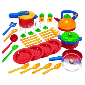 Set de bucatarie complex Emmas Kitchen 30 de piese- jucarie Set de bucatarie complex Emmas Kitchen 30 de piese- jucarie