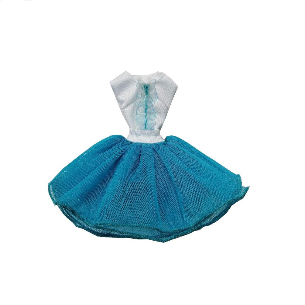 Haina papusi balerina, Dulapiorul cu hainute by Mardo, alb/albastru