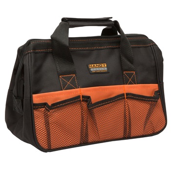 Geanta profesionala pentru scule Handy, 3 buzunare externe, inchidere cu fermoar, 32 x 23 x 18 cm Geanta profesionala pentru scule Handy, 3 buzunare externe, inchidere cu fermoar, 32 x 23 x 18 cm